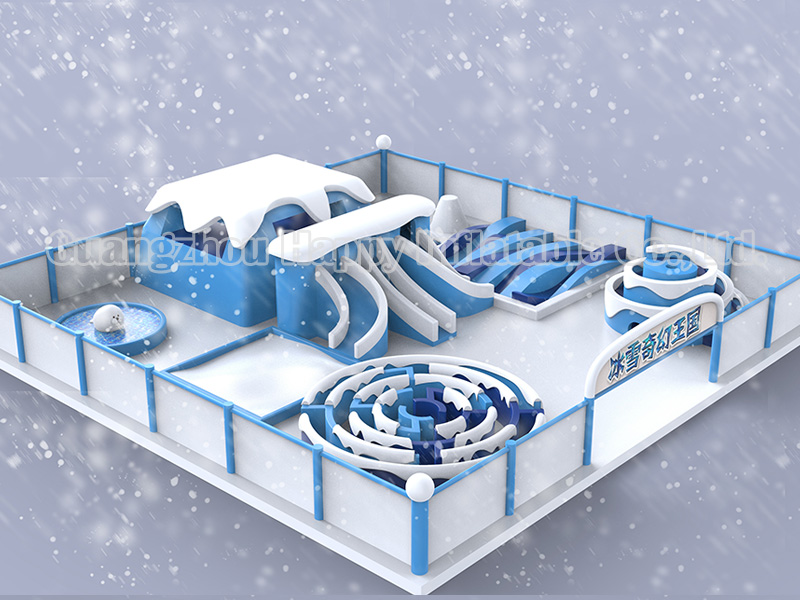 เครื่องเล่นสนามเป่าลม Snow World